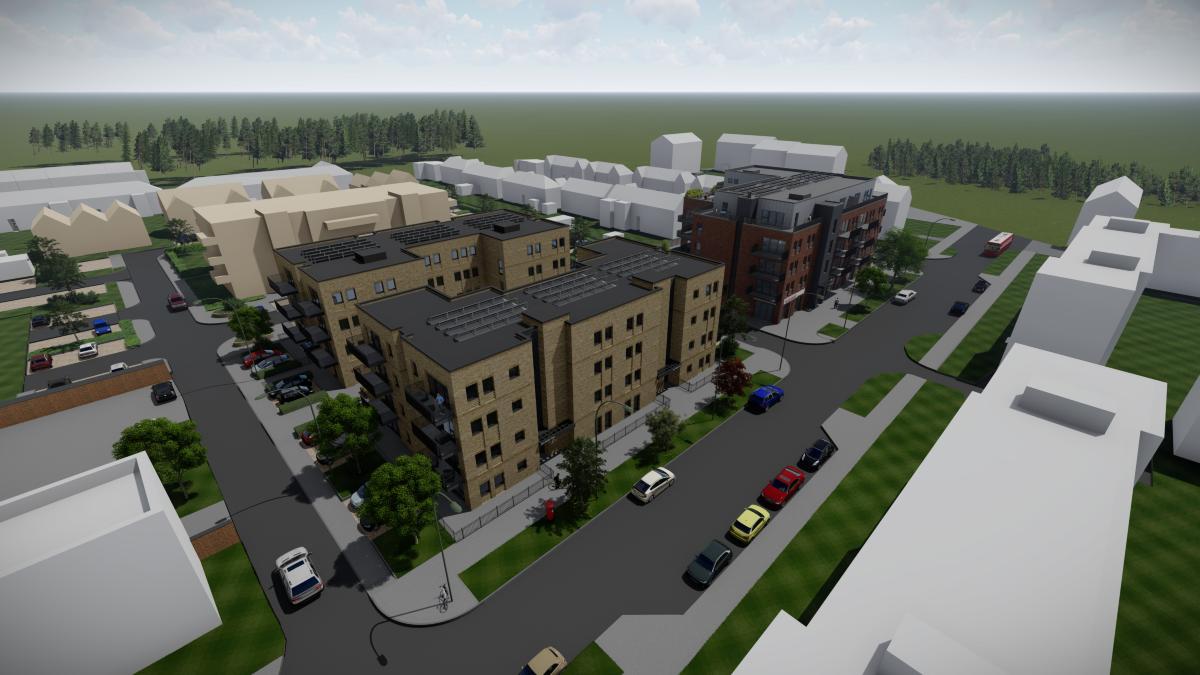 CGI of the suggested development