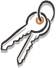 Icon of some house keys