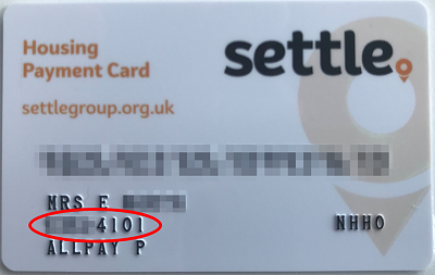 settle rent payment card