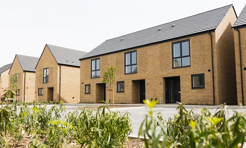 Brick built houses