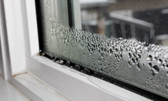 Condensation on a window