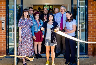 Cutting the ribbon JBP