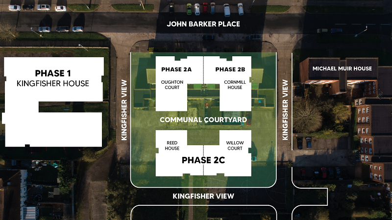 Phase 1 & 2 of John Barker Place Development