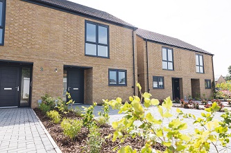 Two new homes at Whiteway in Letchworth.