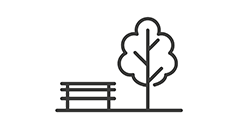 Shared outside areas icon