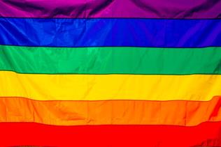 LGBTQ rainbow flag